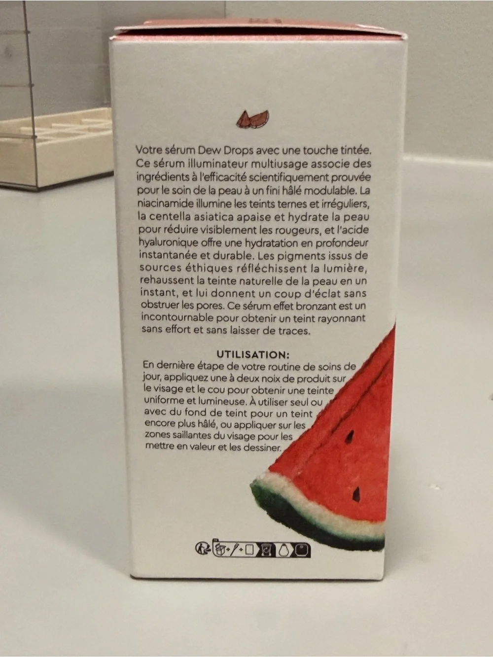 Glow Recipe Watermelon Glow Niacinamide Hue Drops Tinted Serum - Red Pink